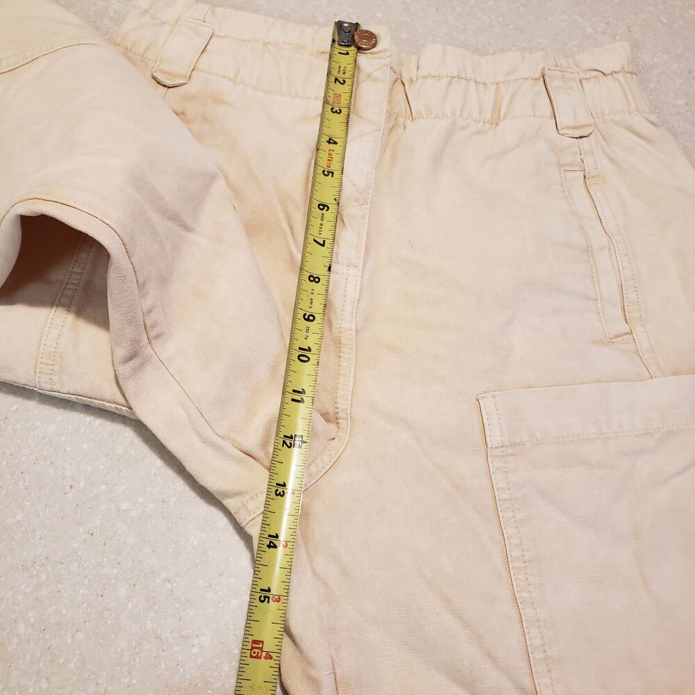 BDG Urban Outfitters Jean Joggers Womens Size S-P Cream Retro 90s Cargo Pocket - Picture 11 of 12